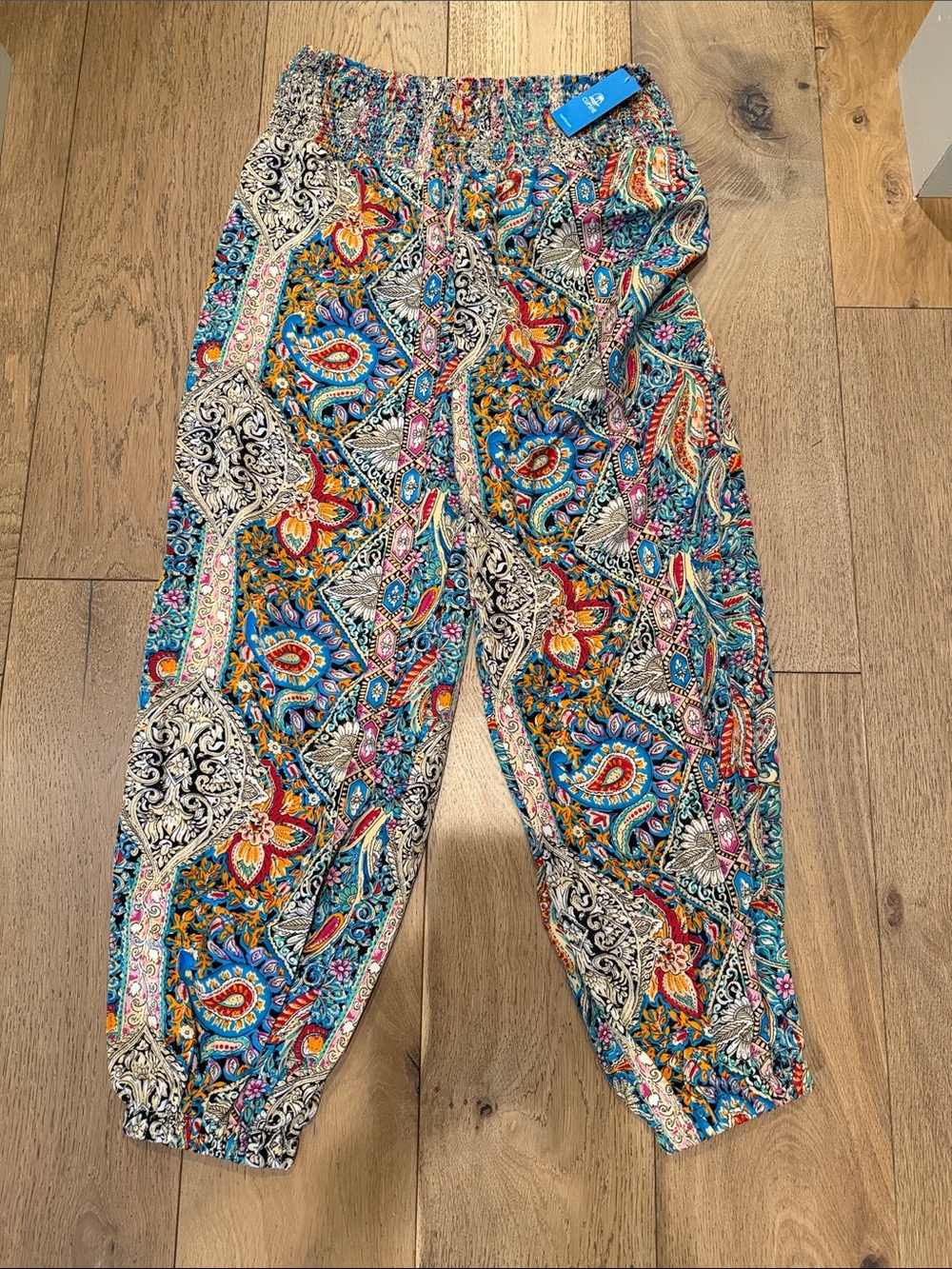 Cupshe Multicolor Paisley Wide Leg Pants NWT